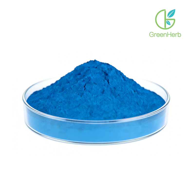 Spirulina blu in polvere