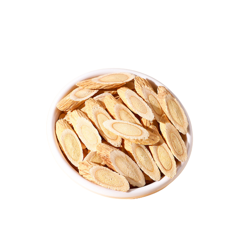 Fotografia macro delle radici dell’Astragalus membranaceus