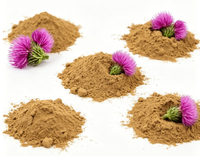 Bulk Milk Thistle Extract packaged in fiber drums